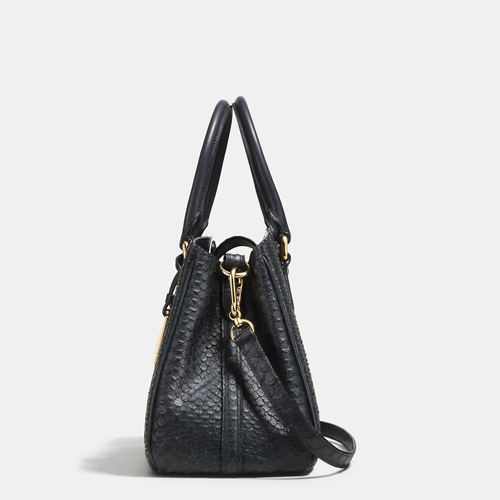 Coach Outlet Mini Empire Carryall In Stamped Snakeskin Leather